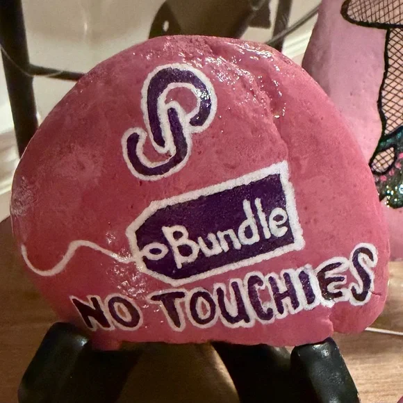 ~Sample, Do Not Buy~Hand Painted “Poshmark Themed” Rocks - Picture 5 of 9